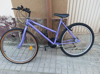 Bicicleta Morada Mountain Bike
