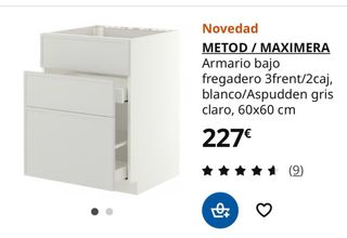 Armario bajo fregadero o encimera