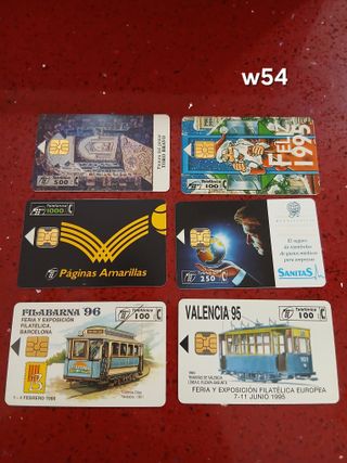 6 Carte Telefoniche Spagna
