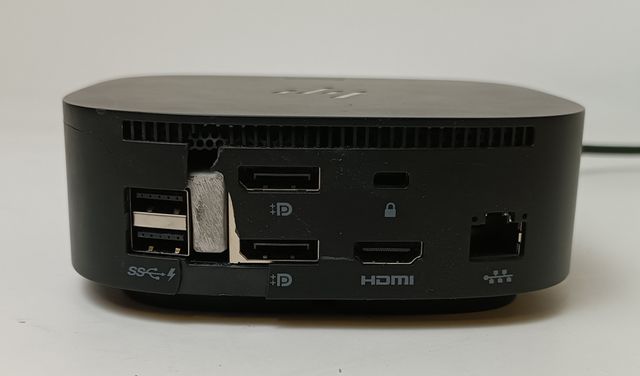 Dock Station HP G5 - Carcasa Rota, Funcional 100W