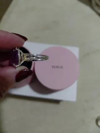 Anillo Tous Plata y Amatista