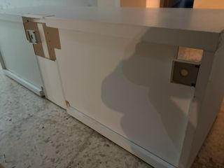 Mesa TV blanca madera