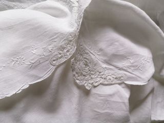 Lenzuola culla ricamato a mano