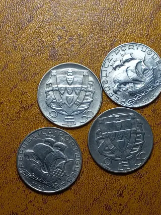 Monete d'Argento Portogallo 1943 1945