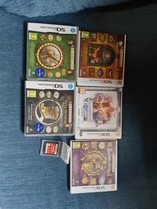 Confezione Giochi Professor Layton DS e 3DS