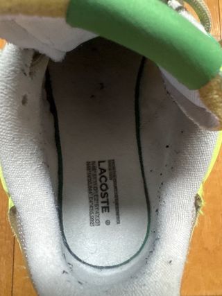 Zapatillas Lacoste Verde y Amarillo