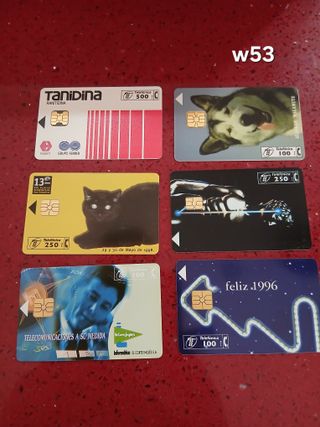 6 Carte Telefoniche Spagna