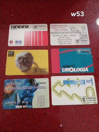 6 Carte Telefoniche Spagna
