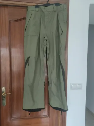 Pantalón de esquí/snowboard verde