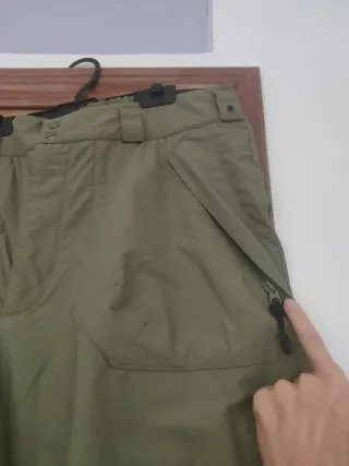 Pantalón de esquí/snowboard verde