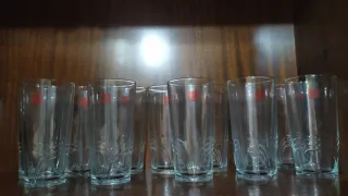 Pack:12 Vasos Bormioli Rocco-6 Vasos Octogonales