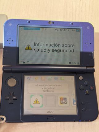 Nintendo New 3DS XL Azul y accesorios