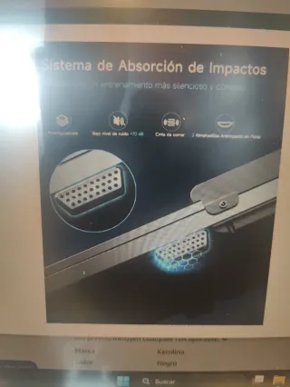 Cinta de correr/andar plegable, SIN ABRIR LA CAJA.