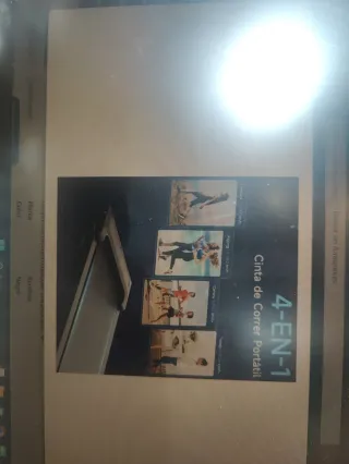 Cinta de correr/andar plegable, SIN ABRIR LA CAJA.