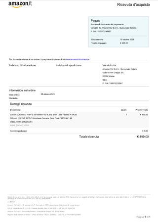 Obiettivo Canon RF-S 18-45mm F4.5-6.3 IS STM