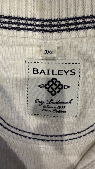 Jersey Baileys Blanco Talla XXXL