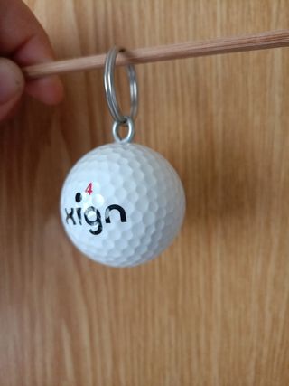 Llavero bola de golf