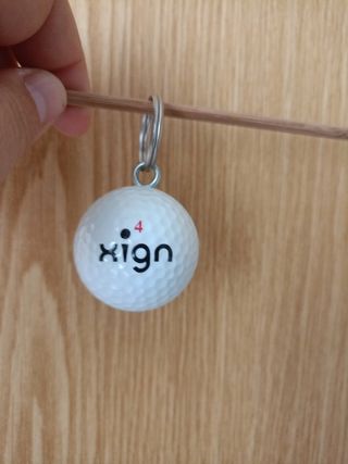 Llavero bola de golf