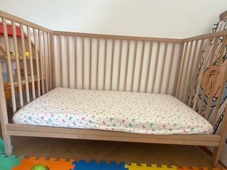 Cuna Ikea Madera para hacer banco para juguetes