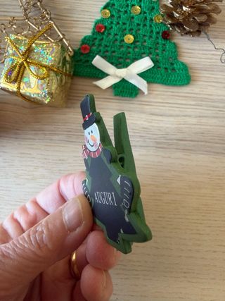 Decorazioni Natalizie Pigne Oro e Rosse