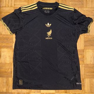 Camiseta Adidas México Edición Oro XL Original