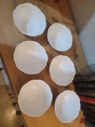 6 Boles Vintage Arcopal kalinka a estrenar