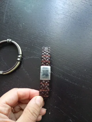 Dos pulseras Lotus hombre