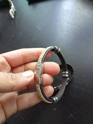 Dos pulseras Lotus hombre