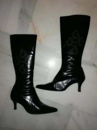 Botas de piel