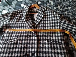 Chaquetón Pata de Gallo Blanco y Negro