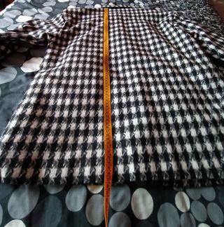 Chaquetón Pata de Gallo Blanco y Negro