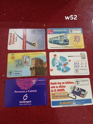 6 Carte Telefoniche Spagna