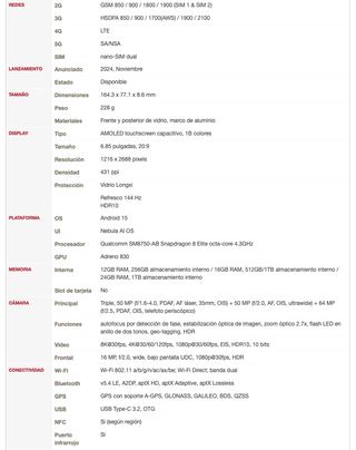 VENDO NUBIA Z70 ULTRA NEGRO 12/256 CAMBIO