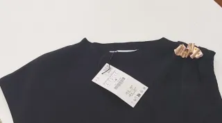 Top fiesta Zara negro Talla L