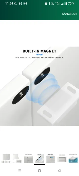 Armario Auxiliar Baño Blanco Madera