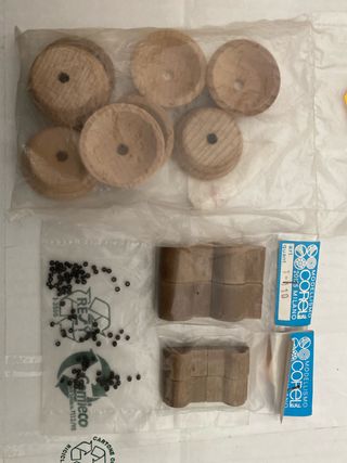 Kit modellismo Corel ruote e parti in legno
