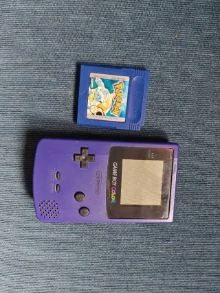 Game Boy Color + Pokémon Azul