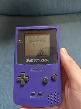 Game Boy Color + Pokémon Azul