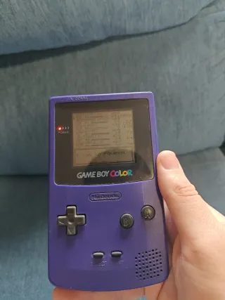 Game Boy Color + Pokémon Azul