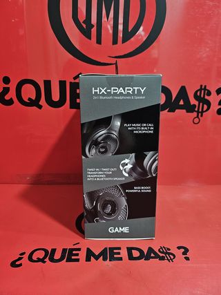Auriculares Gaming Game HX-Party 2 en 1, Nuevos.