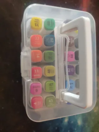 24 Rotuladores Deli Alcohol Doble Punta