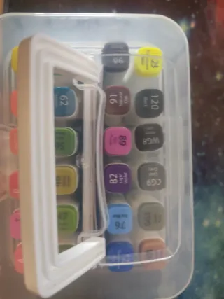 24 Rotuladores Deli Alcohol Doble Punta