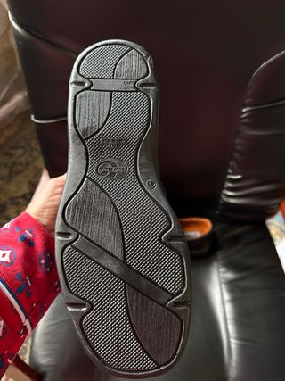 Zapatos de cuero negros unisex talla 41