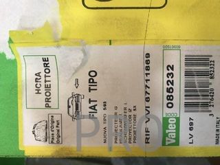 Faro Fiat tipo izquierdo nuevo