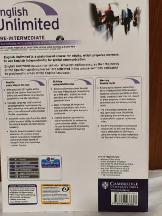 English Unlimited B1 Pre-Intermediate Pack