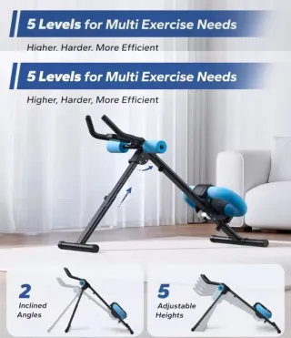 Entrenador Abdominal Plegable Máquina Músculos