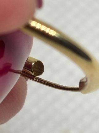 Orecchini a cerchio in oro