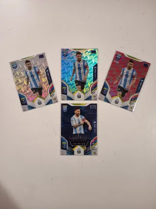 Lote 4 Cromos Messi FIFA 365