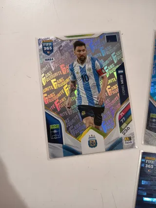 Lote 4 Cromos Messi FIFA 365