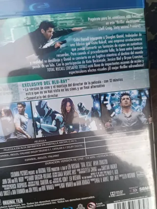 Blu-ray Total Recall Desafío Total Edición Especia